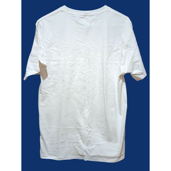 Champion Mens Medium 38-40  Royal White Script Logo Classic Jersey  T-Shirt  NWT - Picture 2 of 8